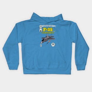 F-35 Lightning II Limited Edition Comic Kids Hoodie